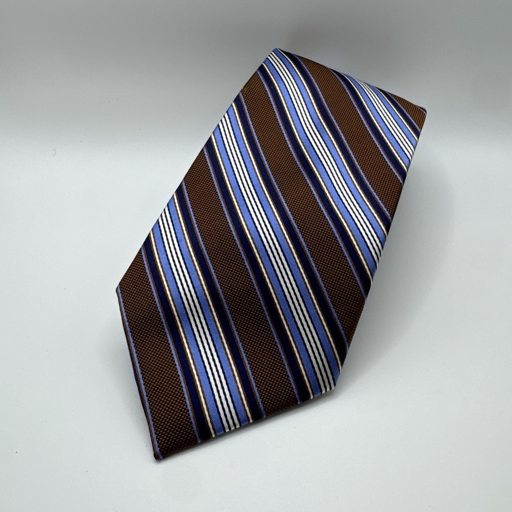 Jos A Bank Signature Collection Multicolor Striped Neck Tie 100% Silk Business